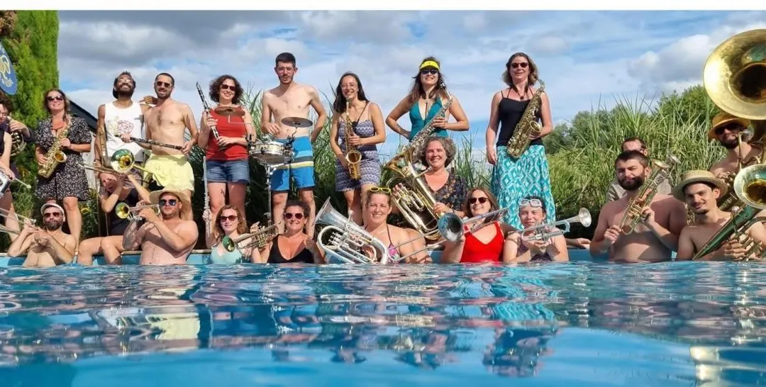 Saint-Aignan-de-Grandlieu. La fanfare des Trompettes de Fallope en concert