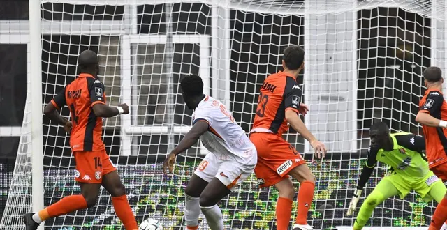 photo  il n’aura pas fallu beaucoup d’occasions pour qu’alexandre mendy fasse mouche face au stade lavallois. le montpelliérain a marqué sur son seul tir du match et offert la victoire au mhsc (0-1).  ©  vincent michel, ouest-france