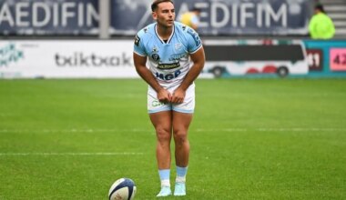 VIDÉO. Le drop de Segonds qui offre la victoire à Bayonne sur le gong contre Toulon en Top 14 .