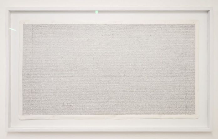 Jérémie Setton - Manuscrit, 2024. Crayon sur papier - Pareidolie 2025