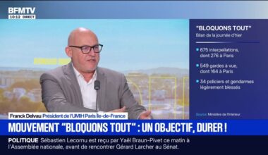 "Quelle image on donne aux touristes?", déplore Franck Delvau, président de l'UMIH Paris Île-de-France, au lendemain de la mobilisation du 10 septembre