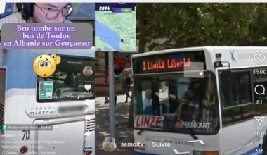 "Quoi? Qu'est-ce que fout un bus de Toulon à Tirana?": un gamer trouve un véhicule du Réseau Mistral en Albanie