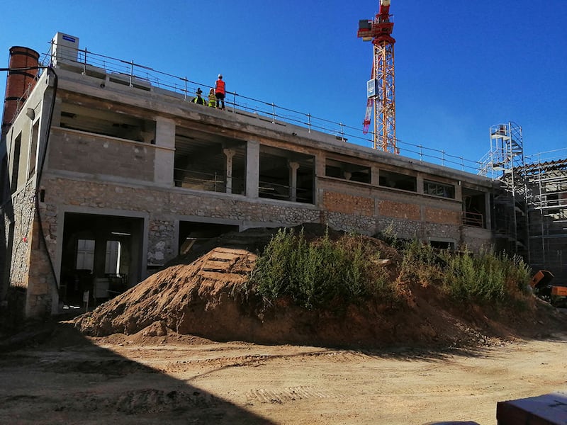 La Plateforme numérique à Marseille - Chantier sur une ancienne halle