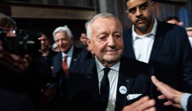 L'ancien président de l'Olympique Lyonnais, Jean-Michel Aulas, a officiellement lancé sa campagne pour les élections municipales à Lyon, vendredi 26 septembre. Photo © KONRAD K./SIPA