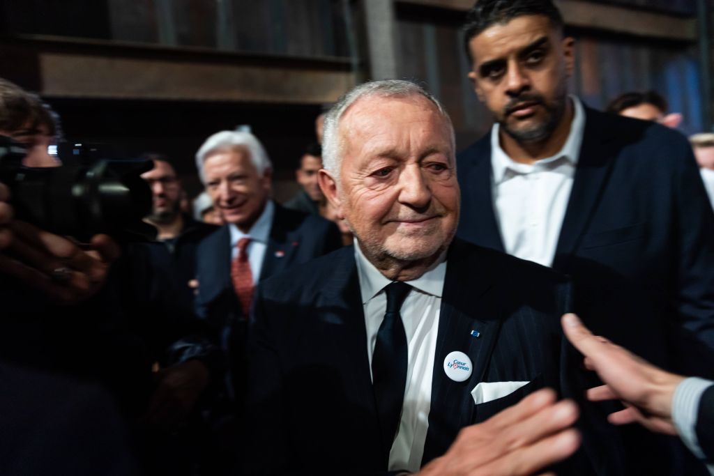 L'ancien président de l'Olympique Lyonnais, Jean-Michel Aulas, a officiellement lancé sa campagne pour les élections municipales à Lyon, vendredi 26 septembre. Photo © KONRAD K./SIPA