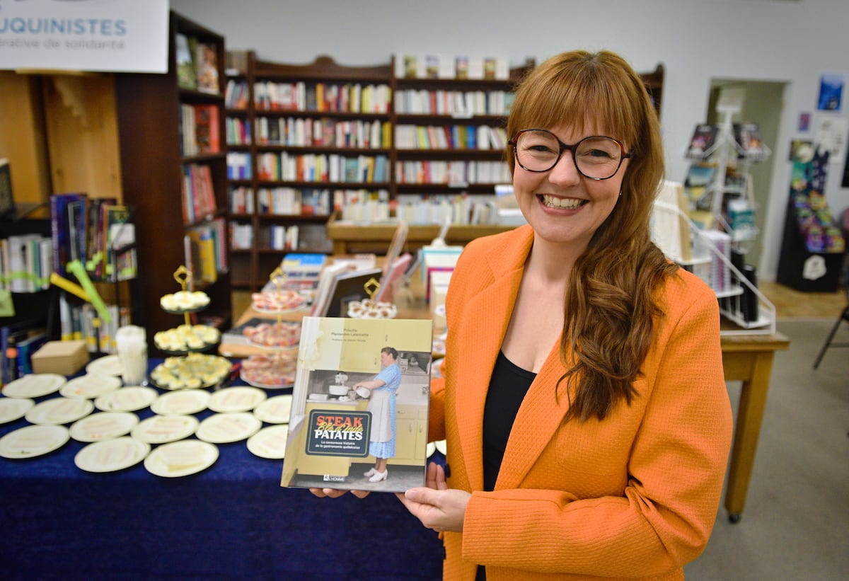 Le livre de Priscilla Plamondon-Lalancette retrace l’histoire de la gastronomie québécoise. 