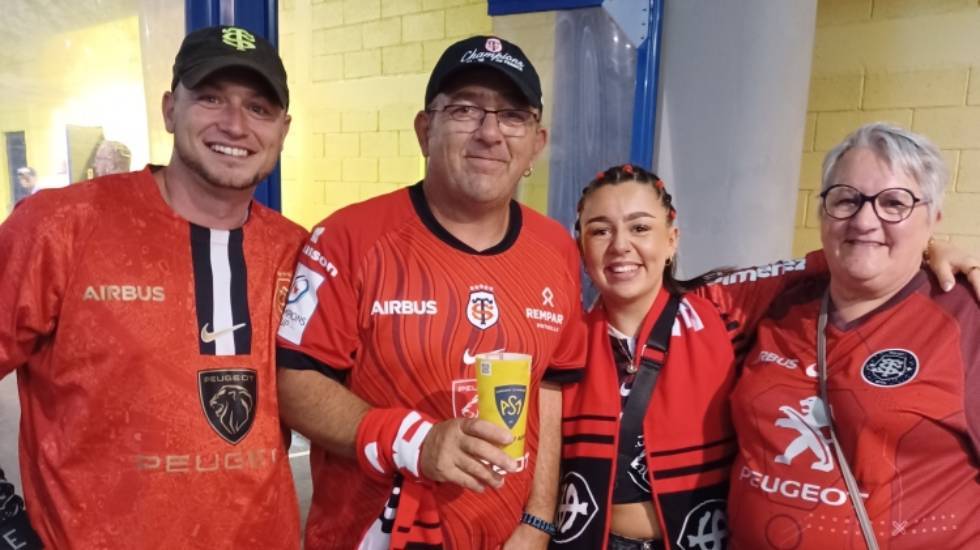Supporters du Stade Toulousain / Photo Philippe Thivat