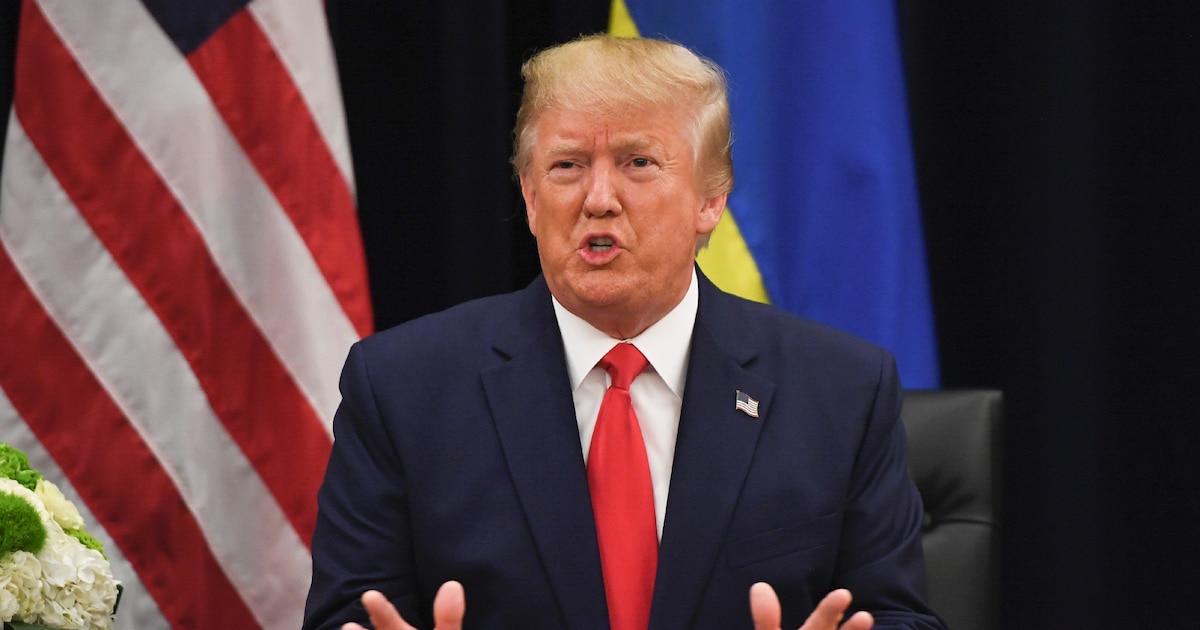 Le président américain Donald Trump à l'ONU, à New York, le 25 septembre 2019