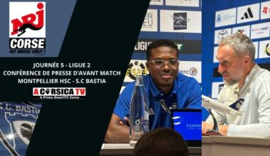 J5 / Montpellier - SC Bastia : Conférence de presse d'avant match de Juan Guevara et Benoît Tavenot
