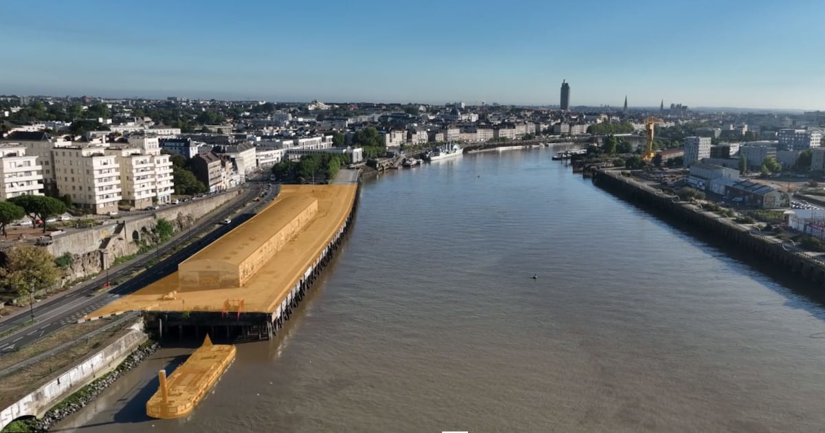 Dans le centre de Nantes, Giboire va requalifier un quai dégradé en bord de Loire