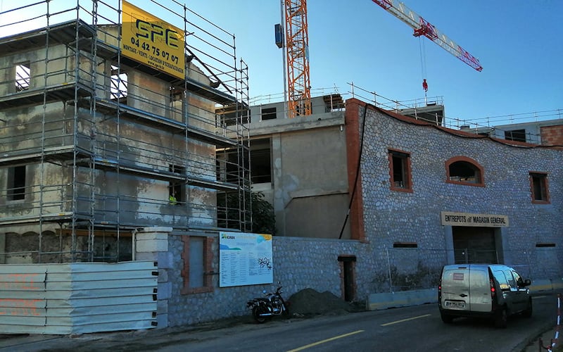 La Plateforme numérique à Marseille - Chantier