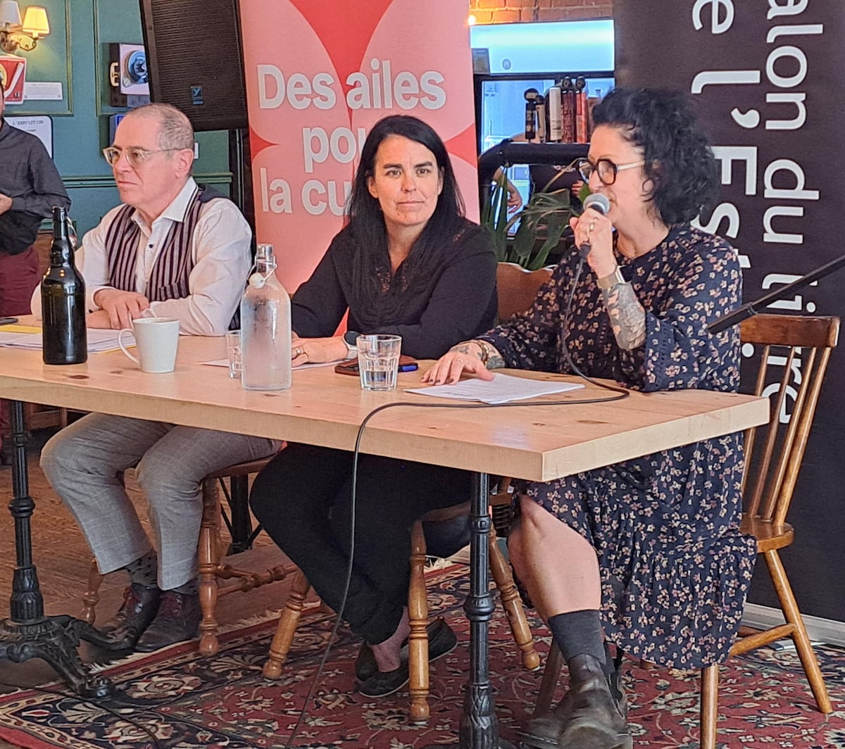 Bernard Gilbert, Mélanie Noël et Véronique Marcotte.