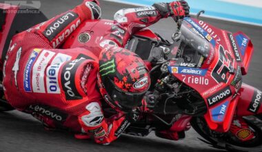 Le Bagnaia que l'on attend. Une seule solution, se botter le train! (Gold & Goose)