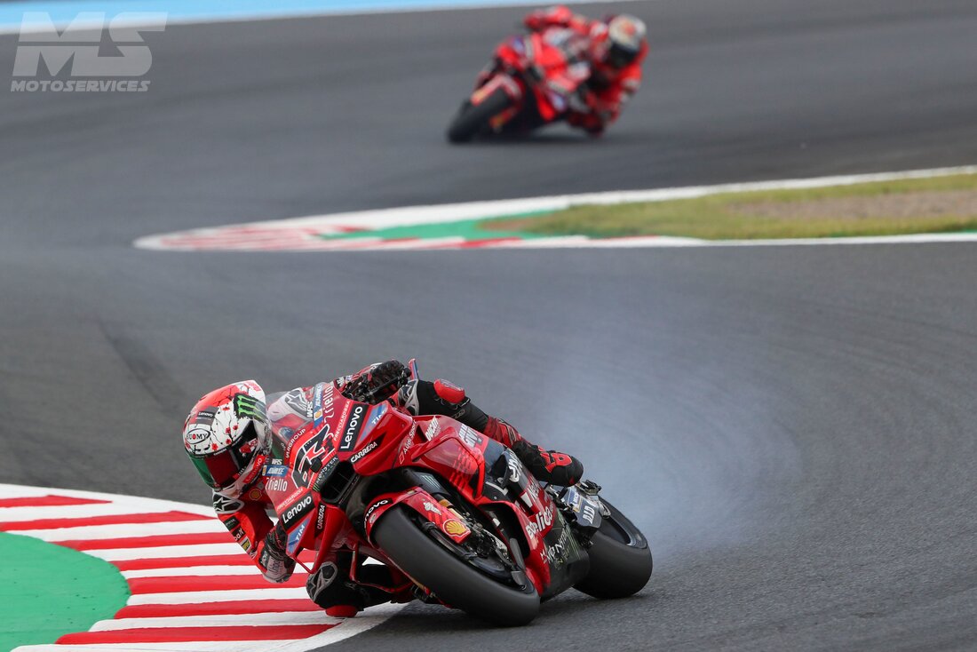 Bagnaia va au bout, lucky! (Photo Gold & Goose)
