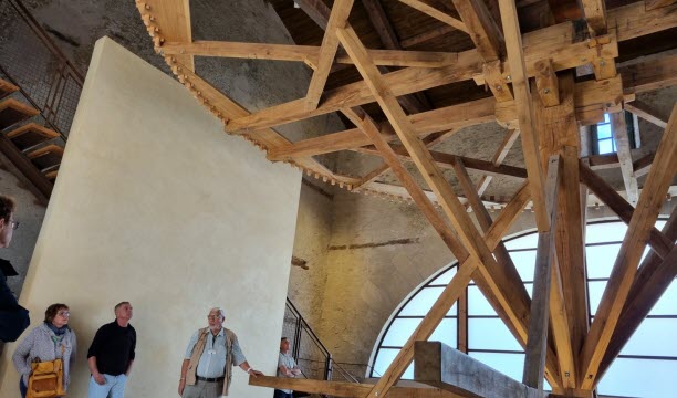 A l'Intérieur des salines royales de Dieuze. Photo Stéphanie Paquet