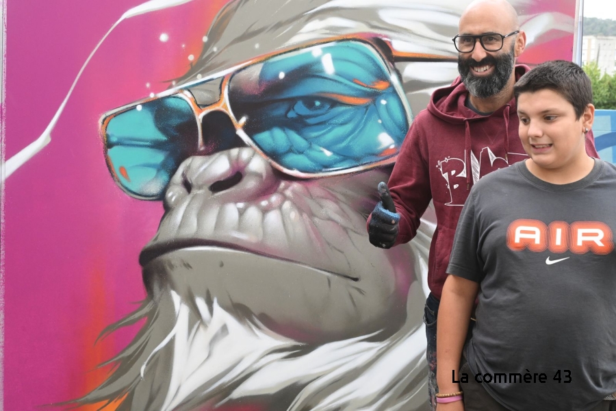 Un festival de street art continue dimanche à Roche-la-Molière