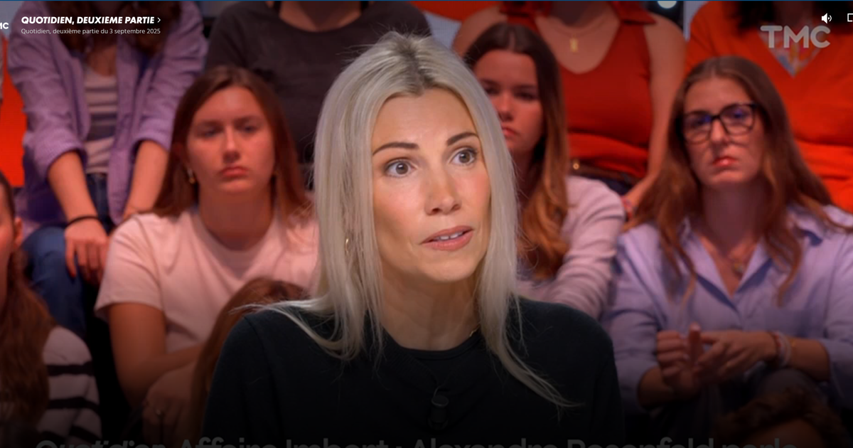 Alexandra Rosenfeld témoigne pour la première fois à la télévision contre Jean Imbert