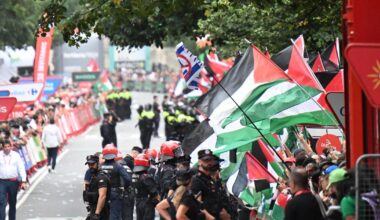 pour l’organisation, la solution pour stopper les manifestations pro-palestiniennes serait un retrait de l'équipe Israel-Premier Tech