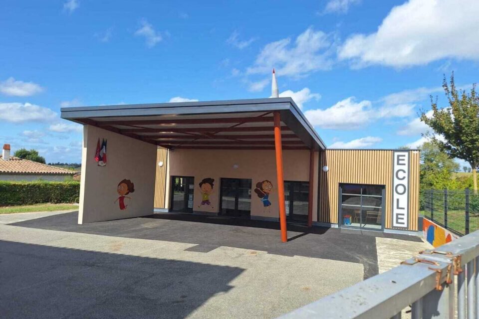 inauguration école caignac