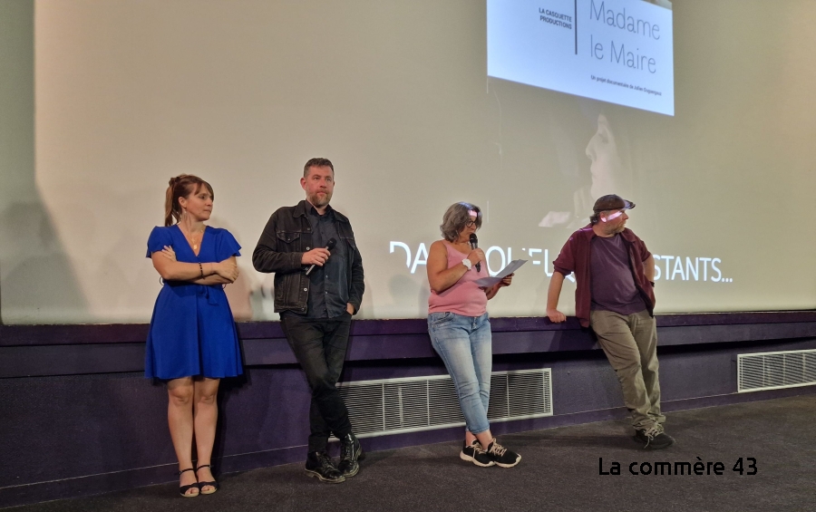 Tence : un inspirant ciné-débat autour du documentaire de Julien Ouguergouz "Madame Le Maire"