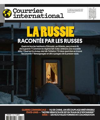 “La Russie racontée par les Russes” : la couverture du numéro 1798 de “Courrier international”.