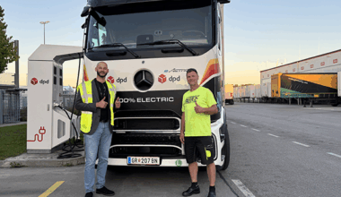 DPD Allemagne met en service son premier camion électrique pour le transport longue distance