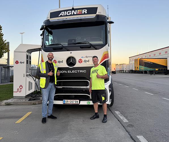 DPD Allemagne met en service son premier camion électrique pour le transport longue distance