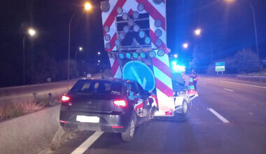 Deux fourgons de Vinci Autoroutes percutés dans la même nuit autour de Toulouse