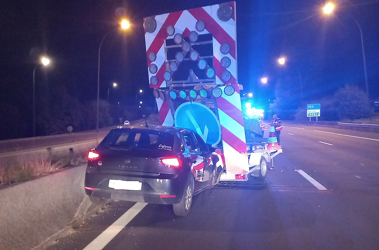 Deux fourgons de Vinci Autoroutes percutés dans la même nuit autour de Toulouse