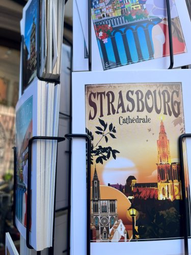 Affiche souvenir de strasbourg