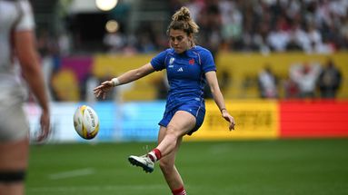 Carla Arbez lors de France-Angleterre. 