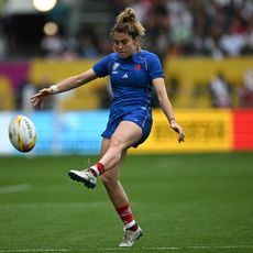 Carla Arbez lors de France-Angleterre. 