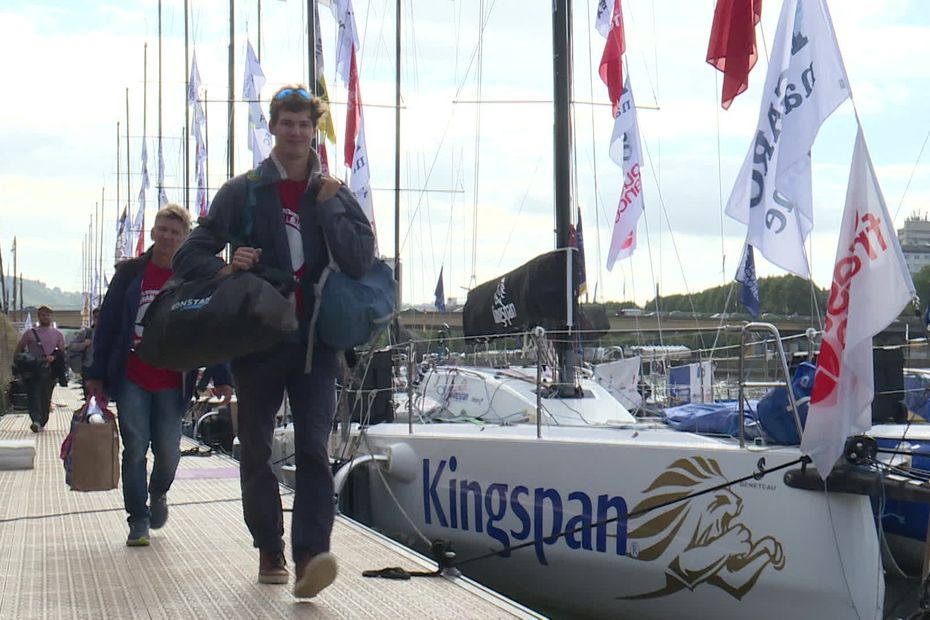 "Cela marque le début d'un mois intensif", avant le départ de Rouen, spectateurs et skippers profitent