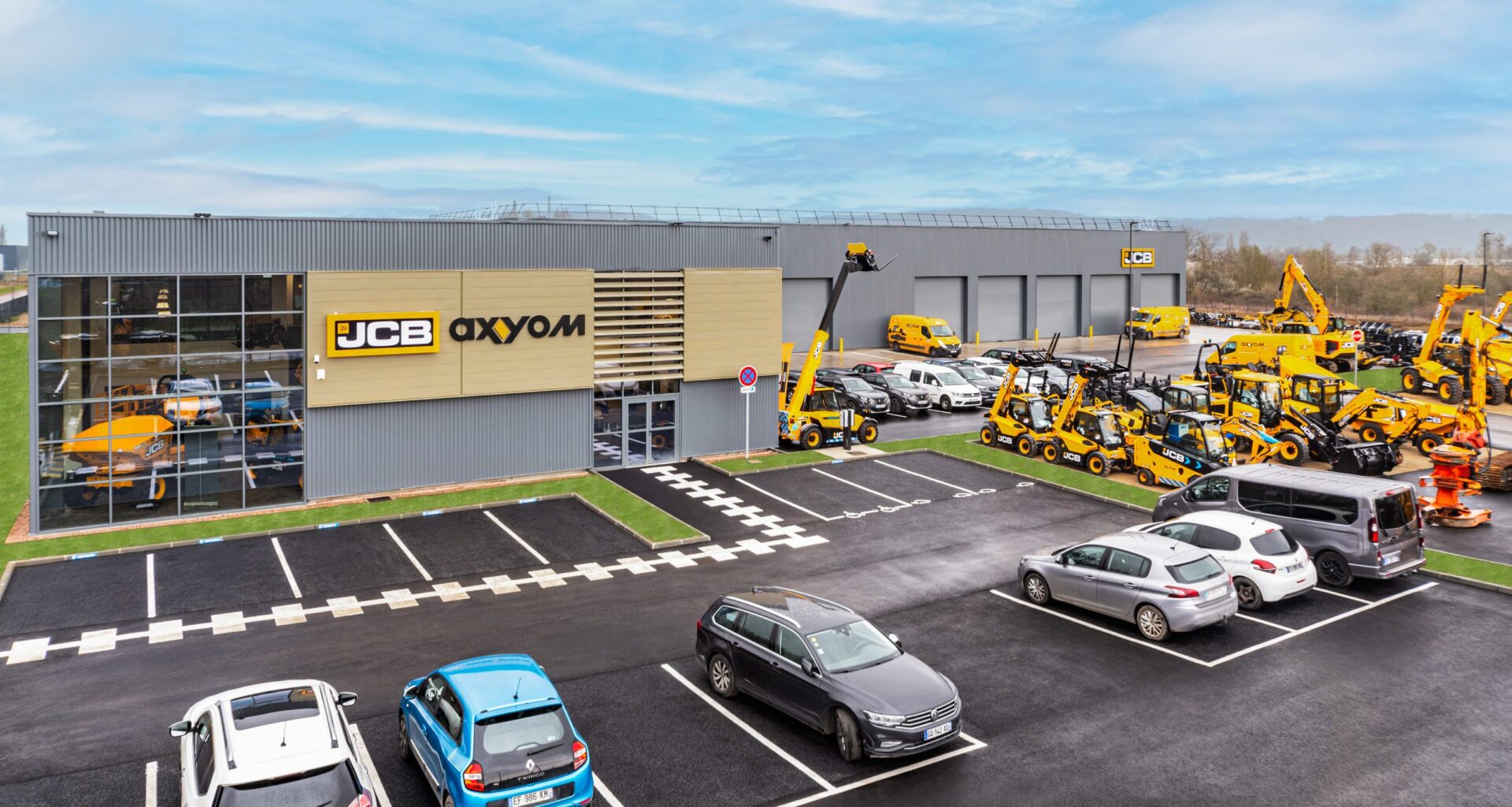 Axyom (JCB) s'installe dans des locaux flambant neufs sur Rouen