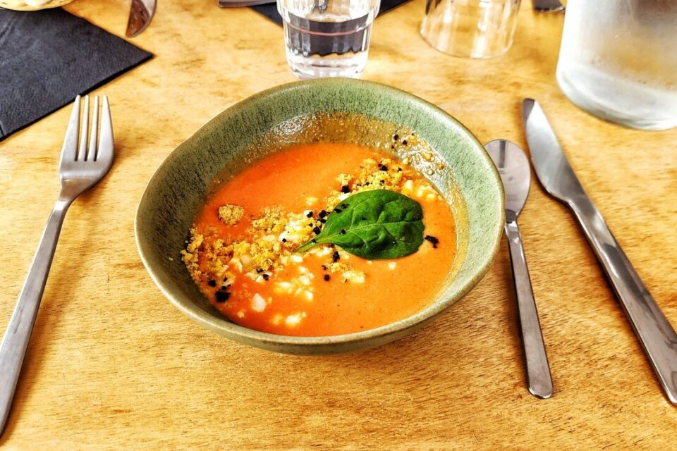 Les plats voyagent beaucoup, comme ce Salmorejo venu d'Espagne.