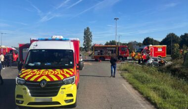 Près de Toulouse. Neuf personnes blessées dans un accident de la circulation entre trois véhicules
