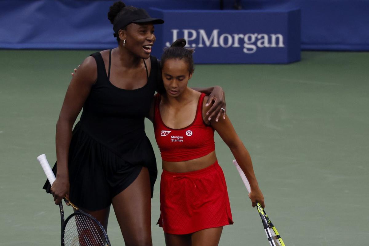 Venus Williams et Leylah Fernandez s'arrêtent en double à l'US Open, battues par les numéros 1 mondiales en quarts de finale - L'Équipe