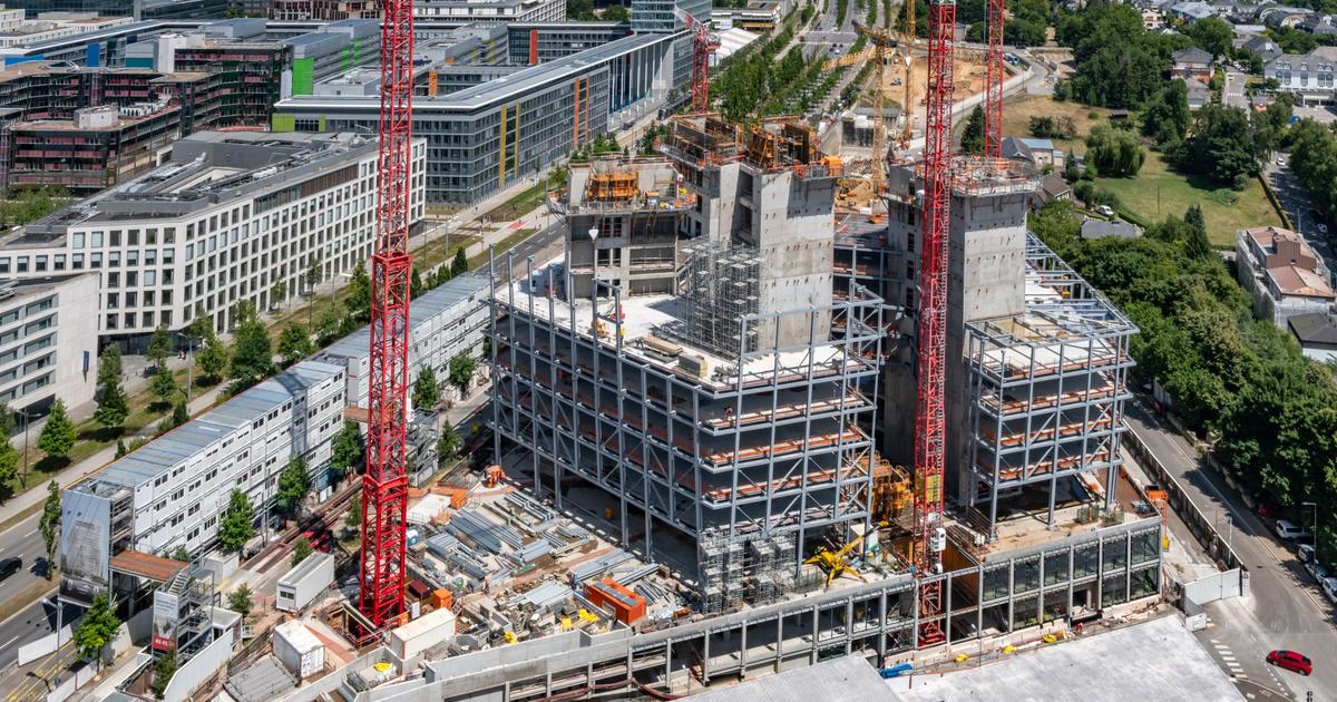 89.000 m², 360 millions d’euros... La construction du méga siège mondial d’ArcelorMittal au Luxembourg prend du retard