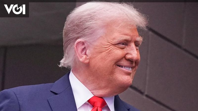 Donald Trump en fin de l'Open des États-Unis 2022