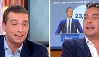 Le journaliste Patrick Cohen en grande discussion avec des cadres du PS : Jordan Bardella réagit en publiant une vidéo, sans aucun commentaire, datant de mai 2019 - Regardez