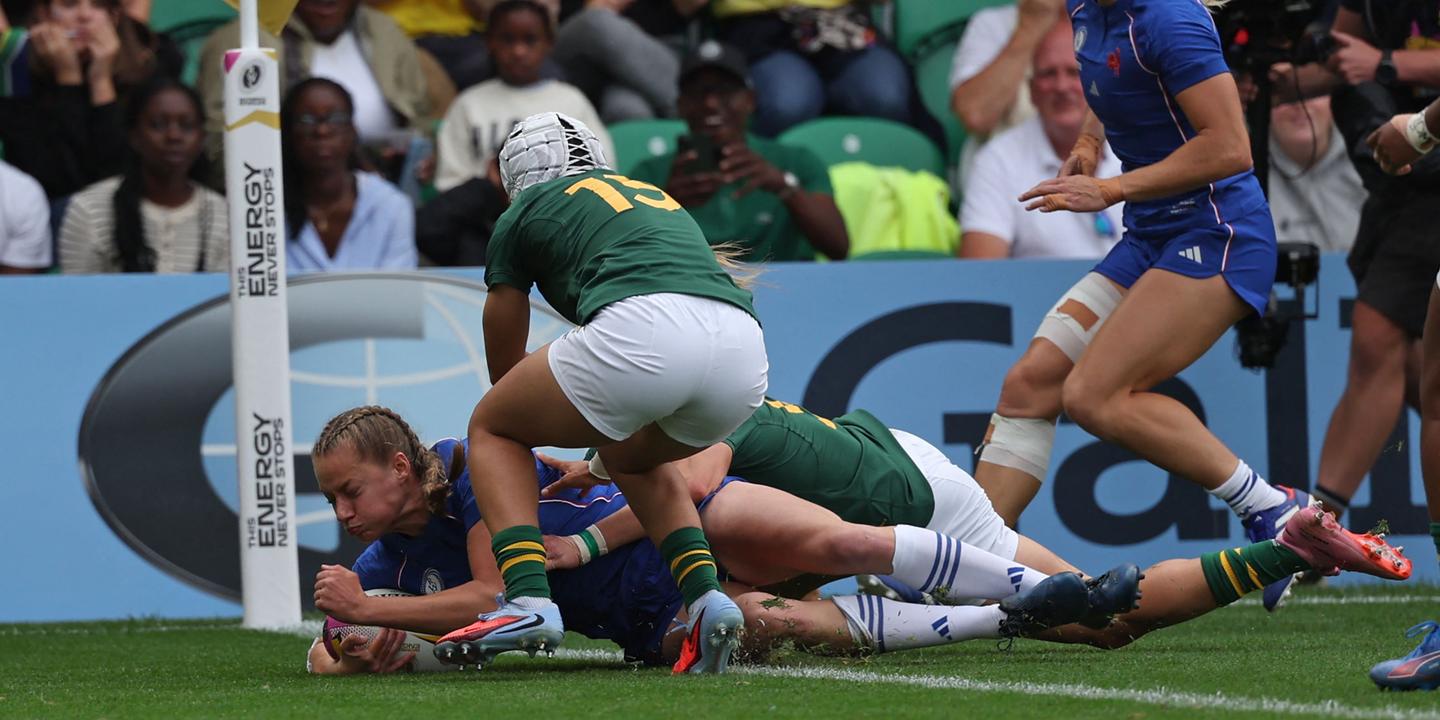 EN DIRECT | France - Afrique du Sud : Emilie Boulard inscrit le premier essai, suivez le match de la Coupe du monde féminine de rugby