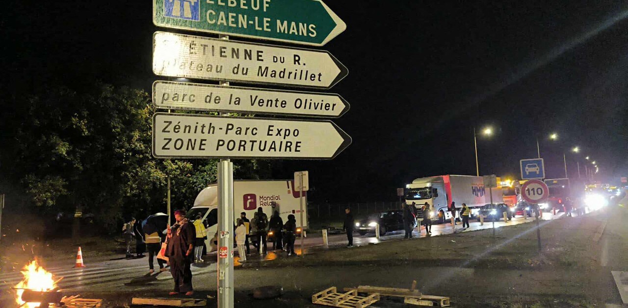 Rouen. Un barrage au rond-point des vaches par le mouvement « Bloquons Tout » : la circulation ralentie