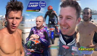 People MotoGP : Tous les pilotes Yamaha ont fait un tour chez Aspar pour le Blu Cru Master Camp 2025...
