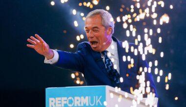 à Birmingham, Nigel Farage se pose en futur premier ministre du Royaume-Uni