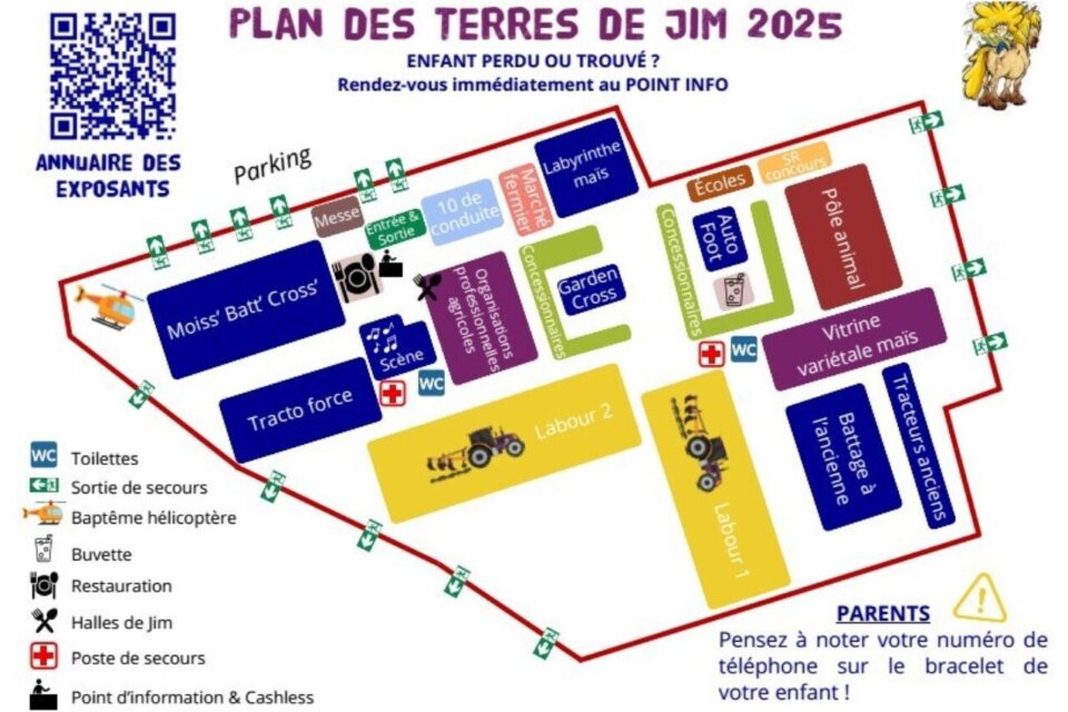 Le plan de l'événement