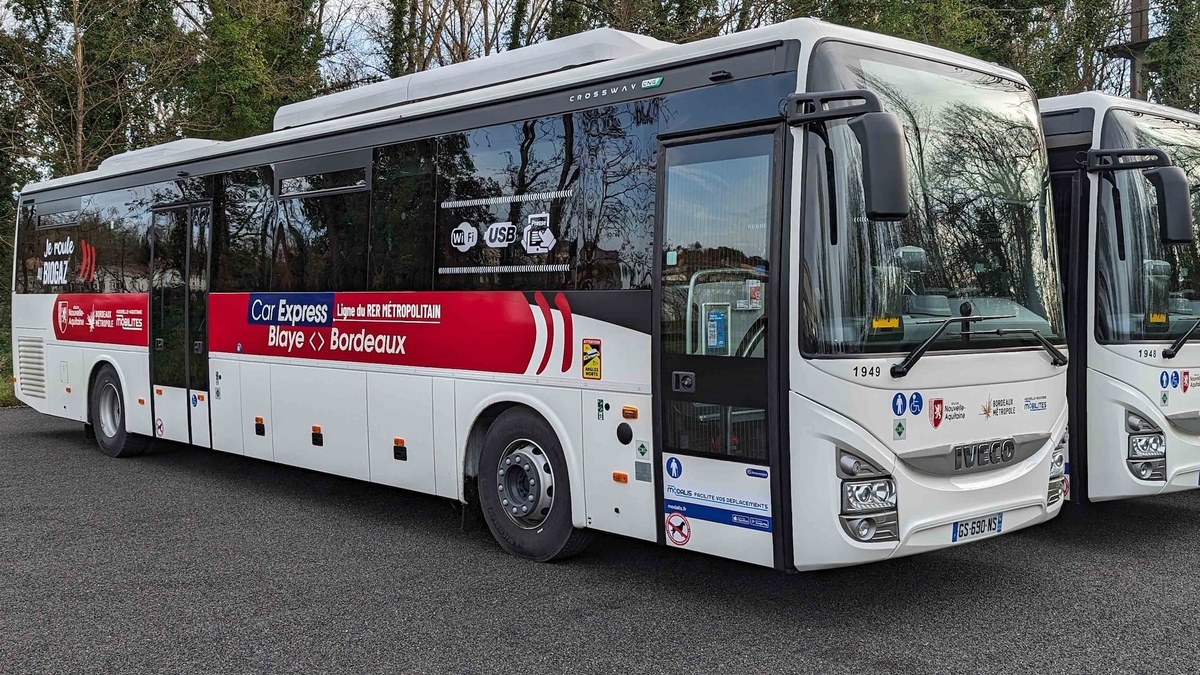 2 nouvelles lignes de bus express mises en ligne aujourd'hui à Bordeaux pour désengorger la Métropole