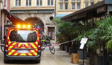 des blessés graves, ce secteur du centre-ville bouclé
