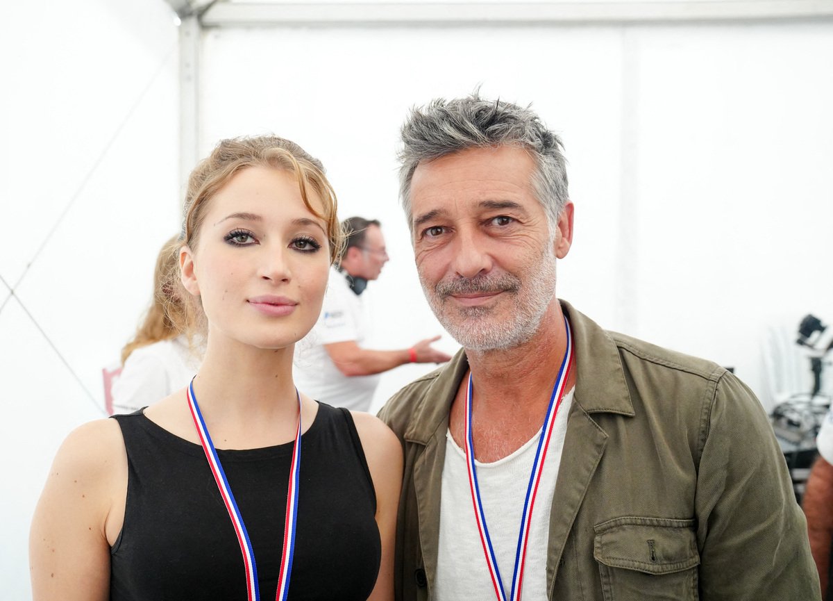le couple filmé en ...