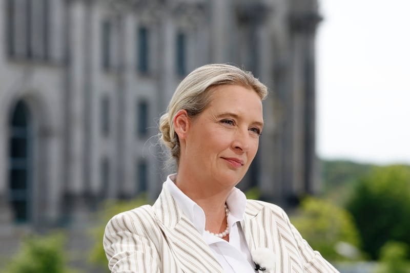 Alice Weidel, co-leader du parti d'extrême droite allemand AfD,le 20 juillet 2025 à Berlin