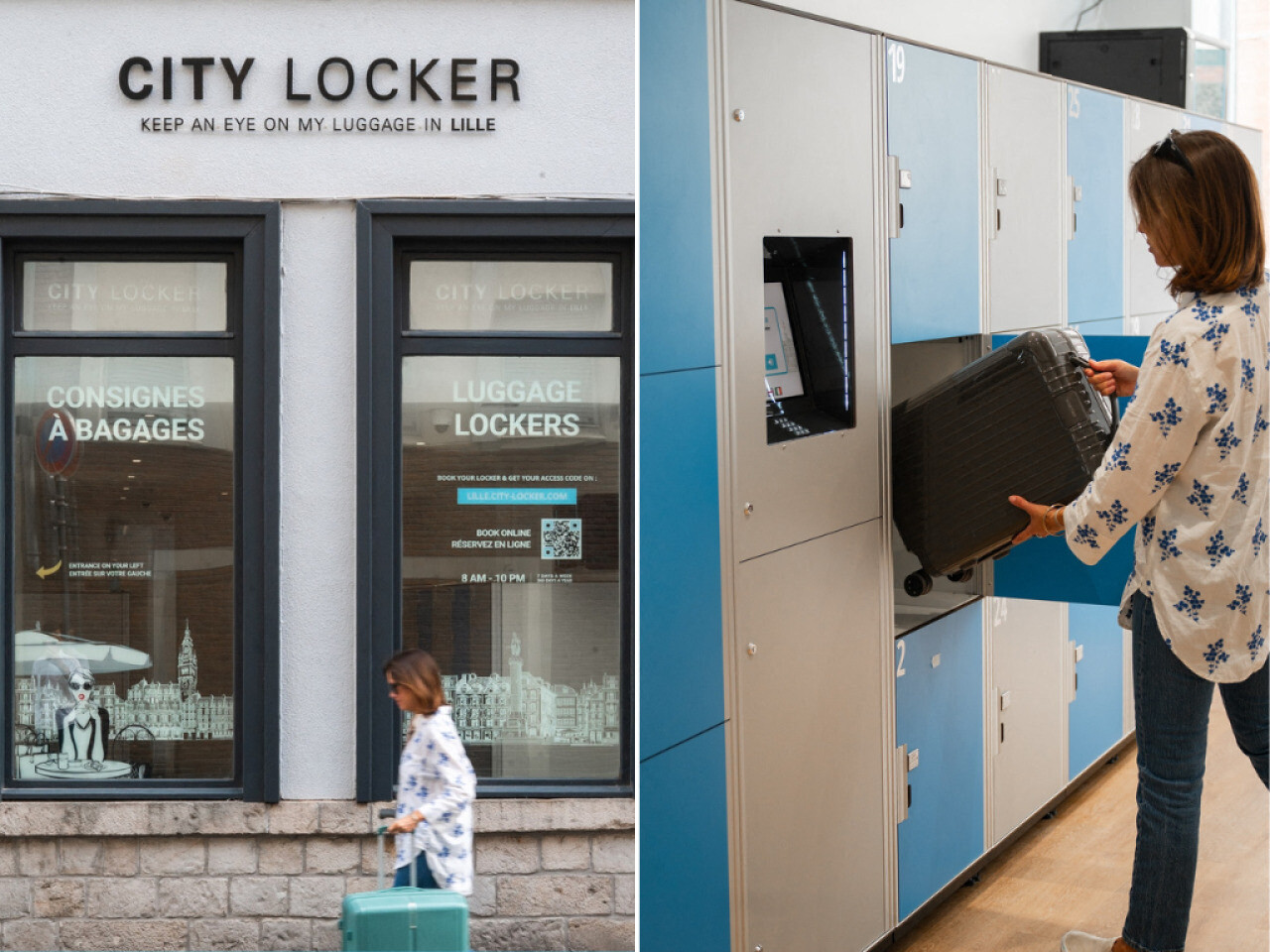Lille. C'est quoi City Locker, ces nouveaux casiers qui ont été installés près de la gare Lille-Flandres ?